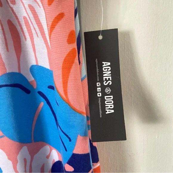 Agnes & Dora Blue Leaf Live in Skirt NWT Women’s Large - Picture 3 of 5